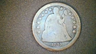 1841 US Seated Liberty Dime, Circulated .900 Silver (US-9233)
