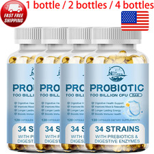 Probiotics 100 Billion CFU Potency Digestive Immune Health 120 Capsules DIGESTIV