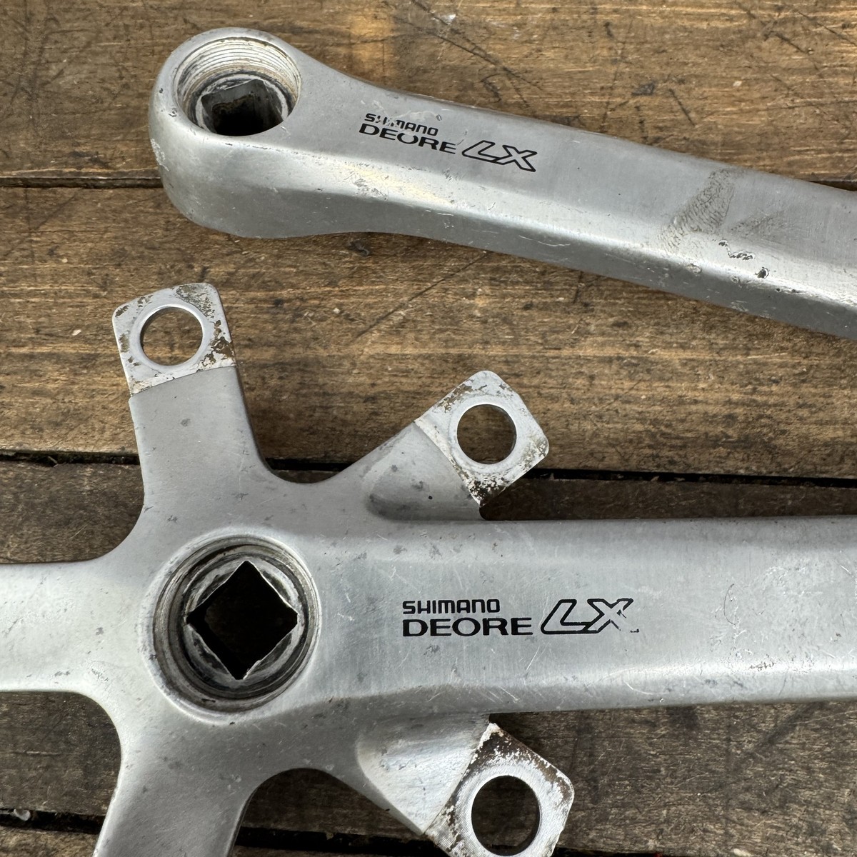 Vintage Shimano Deore LX FC-M563 Crank Arms 175mm 94 BCD Square