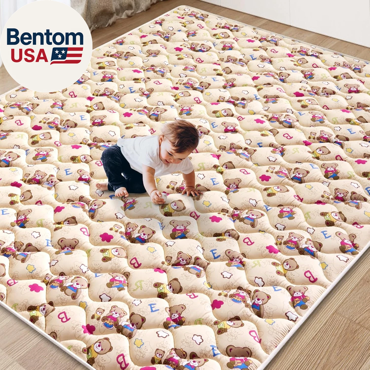 Baby Play Mat - 71" X 59",Premium Thicker Foam Machine Washable, Extra Large Ant
Opens in a new wind