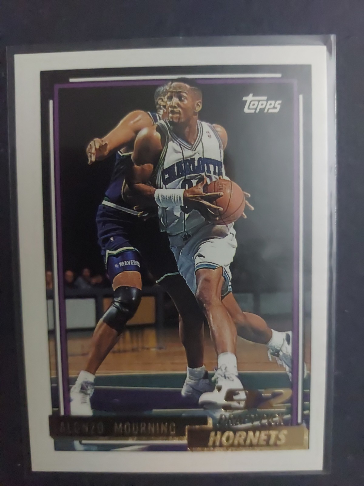 Alonzo Mourning #393 Basketball Cards 1992 Topps Gold trading card — raw and PSA graded price guide