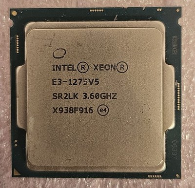 Intel Xeon E3-1275 V5 SR2LK 3.60GHz 8MB 4-Core LGA1151 Socket CPU Processor #29
