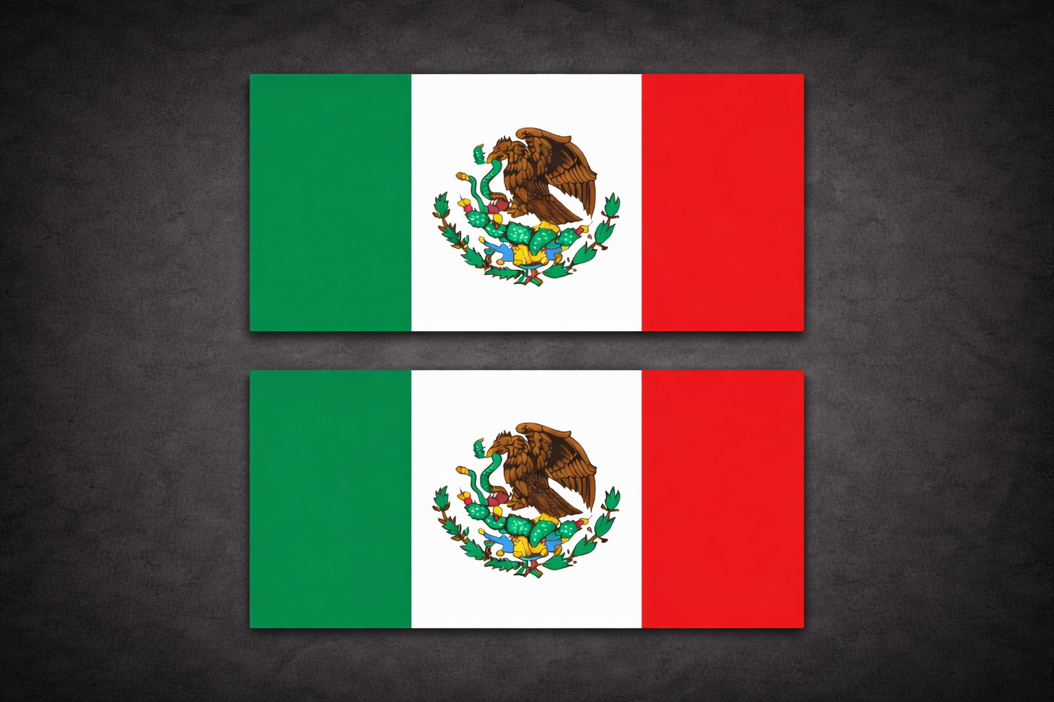 (2) TWO Mexico Mexican Flags Decal/Stickers Car,Truck,Laptops Free Ship p668
