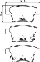 Hella Pagid Bremsbelagsatz Scheibenbremse 8DB 355 012-171 FüR Ford Jaguar BWY 3