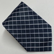 Bruno Piattelli Roma Tie Black Black Check Hand Made 100 Silk Men  s NeckTie. F4