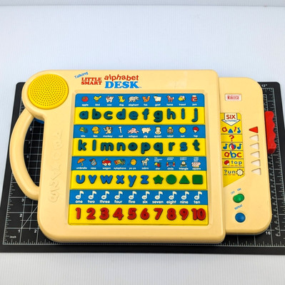 Vintage Vtech Talking Little Smart Alphabet Desk TESTED & WORKS Educational