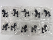 Hinge Pin Door Stopper, 10 Pack Matte Black Adjustable Heavy Duty Door Stop