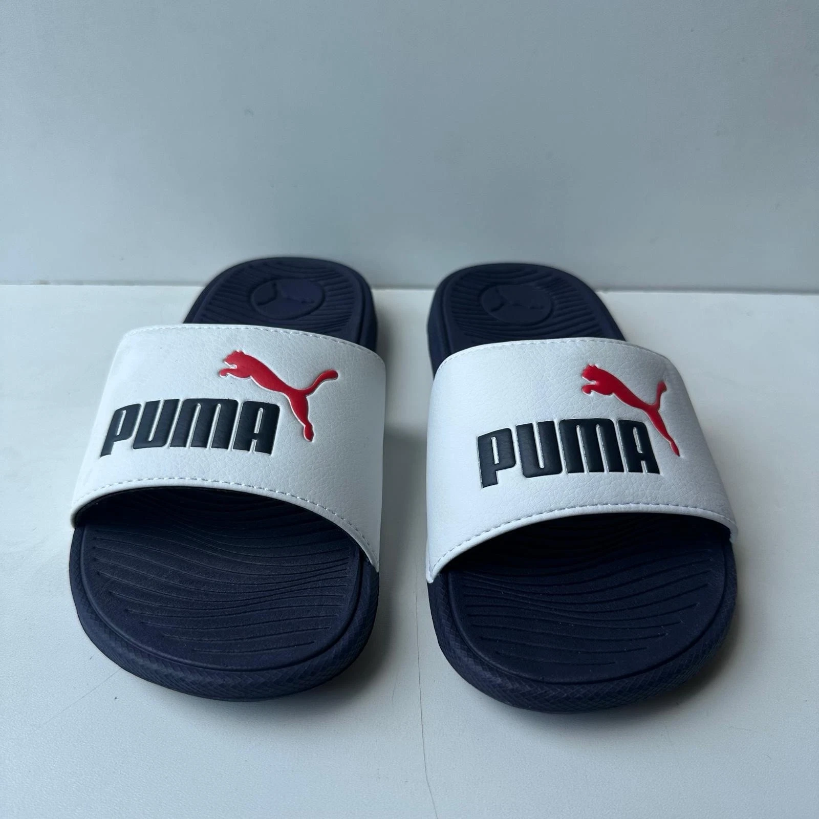 PUMA SPORT SANDALI SLIP ON SLIDES MARINI PER BAMBINI TAGLIA 1 C