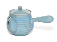 MAOCI Kyusu Teekanne blau 500ml - Einhand-Teekanne / Seitengriff-Kanne