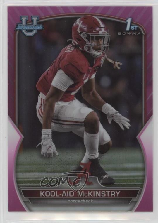 2022 Bowman U Chrome Pink Refractor Kool-Aid McKinstry #14