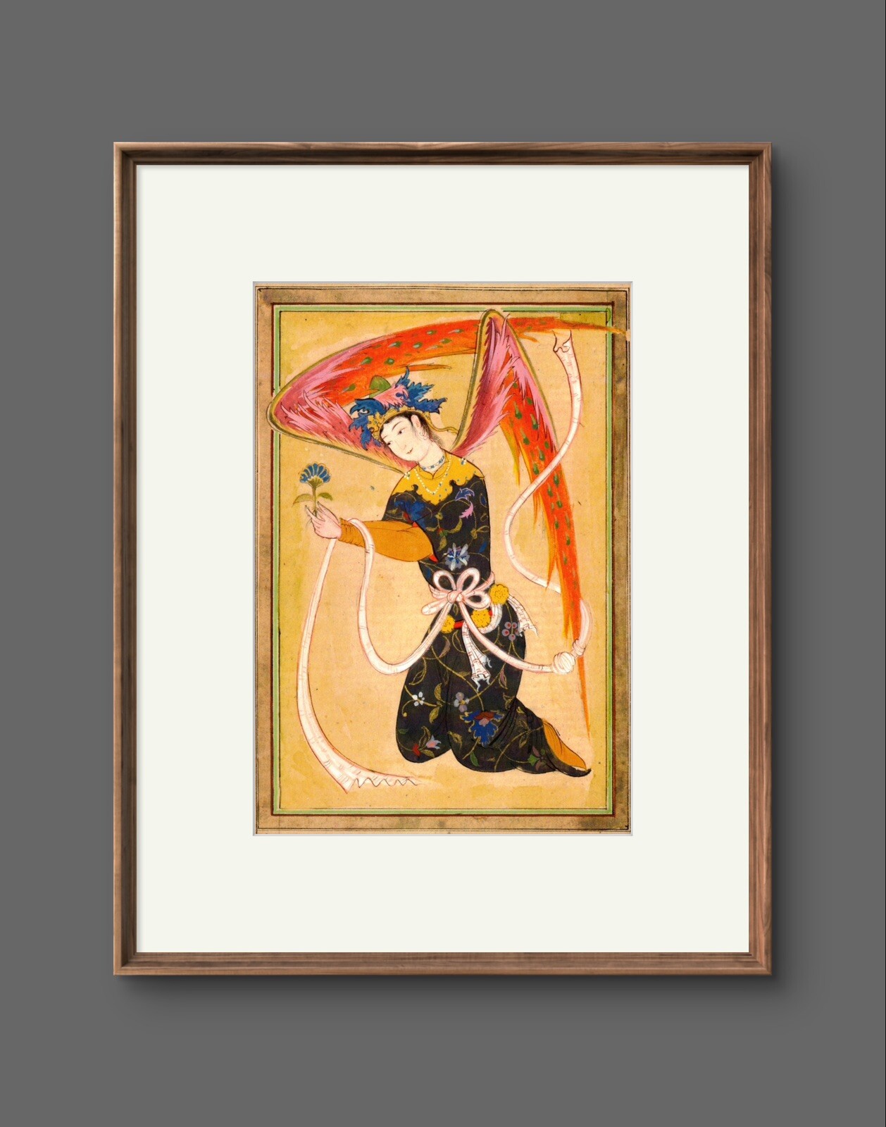 Art Print Persian Miniature Painting Small Size Wall Decor Unframed Print Poster