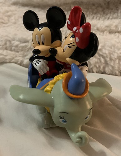 New Disney Parks Dumbo Ride Mickey & Minnie Pull Back Toy Car - 第 3/8 張圖片