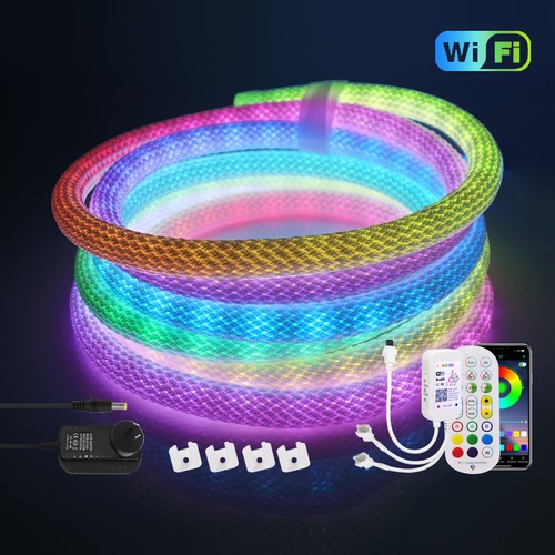 5M 10M WS2812B 5V 5050 RGB Dream Color Pixel LED Strip Lights Addressable WS2811 - Picture 15 of 16