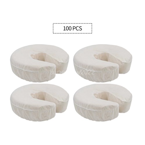 Disposable Massage Table Fitted Face Head Rest Cushion Circle Cover 100-1000Pcs - Picture 9 of 19