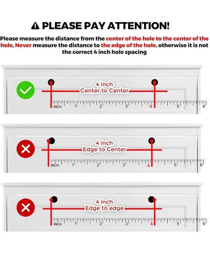 Ravinte 35 Stck. Gebürstetes Nickel 6 3/8 "Gesamt 4" Spreizschrank Schublade Griffe Neu im Karton - Bild 8 von 8