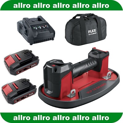 FLEX Akku-Vakuumheber VLP 18.0 C, 18 V Grabo incl. 2 Akkus 2,5 Ah + LG -NEU-