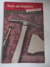 How to Repair and Reupholster Furniture 1962 booklet Donald R. Brann