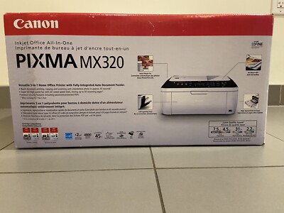 NEW CANON PIXMA MX320 COLOR INKJET ~ MULTIFUNCTION FAX/COPIER/PRINTER/SCANNER