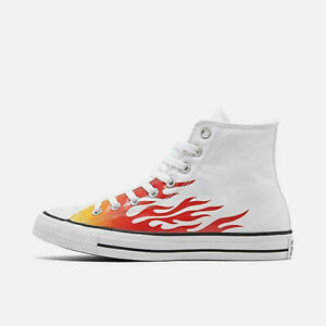 Men's Converse Chuck Taylor All Star FIAMME Alto Top Scarpe edizione  limitata | eBay