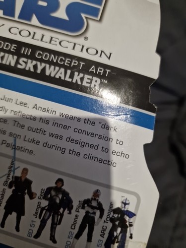 Star Wars Concept Anakin Skywalker BD48 Figure Legacy Collection Hasbro 2009 - Picture 8 of 8