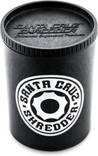 Santa Cruz Shredder Hemp Stash Jar - BLACK - Double ribbed gasket seal
