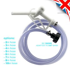 Gravitational Refueling Kit WHITE GUN / Diesel Fuel Oil IBC Tank S60x6 Outlet