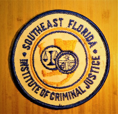 GEMSCO NOS Vintage Patch EDU - SOUTHEAST INSTITUTE OF CRIMINAL JUSTICE FL 1980