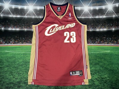 Lebron James #23 Cleveland Cavaliers Reebok Mens Jersey Sz XL +2