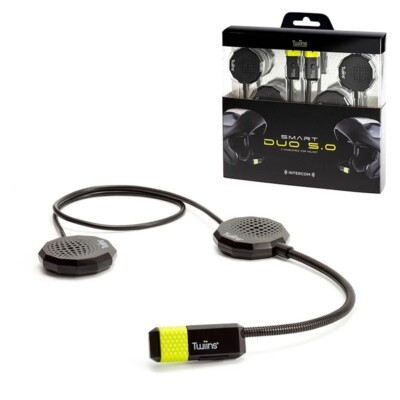 Paar Bluetooth Gegensprechanlage für Motorradhelm KIT TWIINS SMART DUO 5.0 INTERCOM