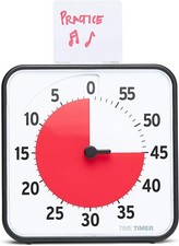 Time Timer Medium (18 cm) magnetisch Original 60 Minuten mit Signal ADHS Uhr