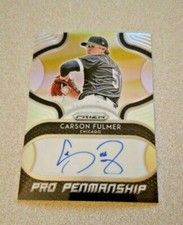 2019 Panini Prizm  Prizm Auto Pro Penmanship #PP-CF Carson Fulmer White Sox