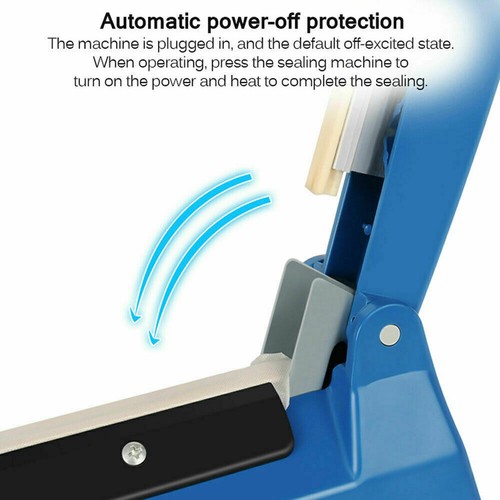 200/300/400mm Impulse Heat Sealer Sealing SAA Machine Electric/Plastic Poly Bag - Picture 9 of 12