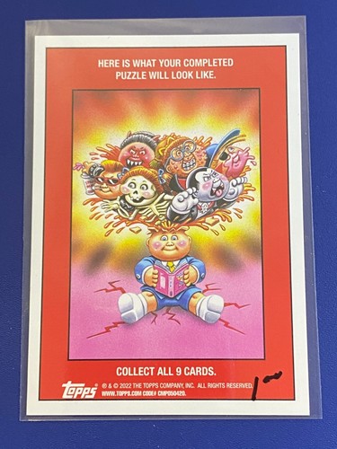 2022 Topps Garbage Pail Kids Book Worms Booger Green Parallels - You Pick! - 第 94/238 張圖片