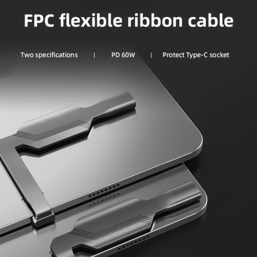 Short Cord Type C Side Bend Port Charging Cable For Smartphones Tablets