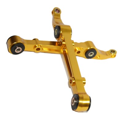 Front Lower Control Arm GOLD for 93-97 Honda Civic del Sol S/Si Coupe 2D