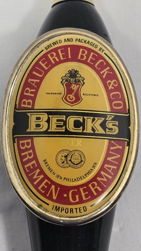 VINTAGE Beck's Beer Tap Handle Screw On, 12.5 Inch, Hunter Green - Picture 3 of 7
