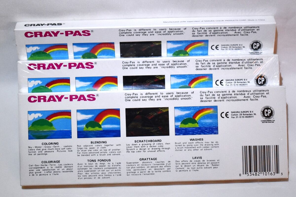 Vintage Sakura Cray-Pas Oil Pastels 75 Sticks No 51540 3 Vintage Sakura Cray-Pas Oil Pastels 75 Sticks No 51540 3