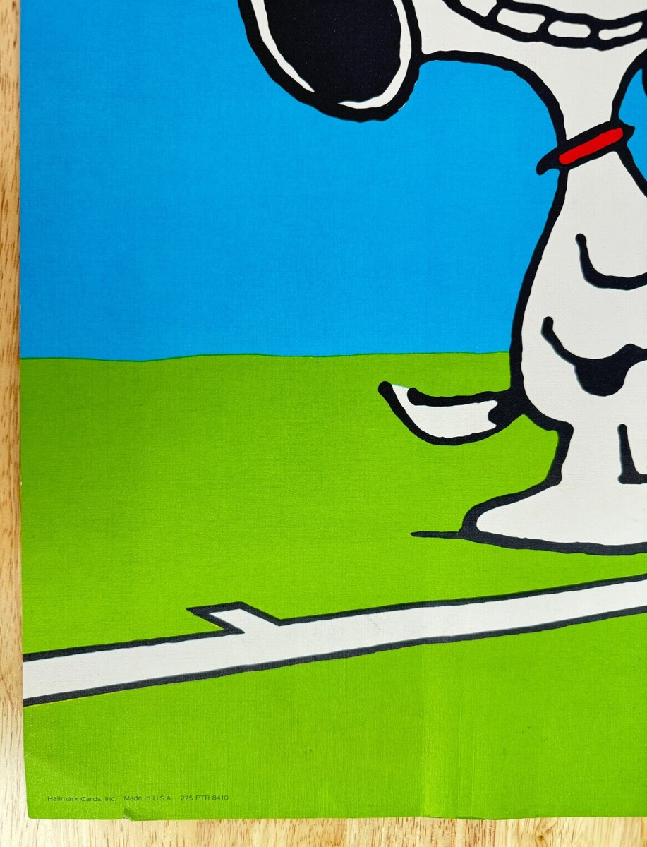 Peanuts Snoopy Tennis Poster 
