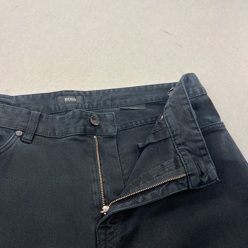 Hugo Boss Jeans Men’s Size W34 L30 Stretch Straight Black Denim - 第 5/17 張圖片
