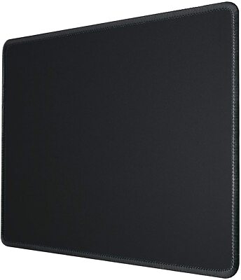 Mauspad 32 x 27 cm schwarz Mousepad Gaming / Office Rand vernäht Silent Monsters
