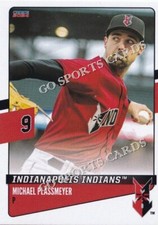 2024 Indianapolis Indians Michael Plassmeyer Pirates RC Rookie Minor Card