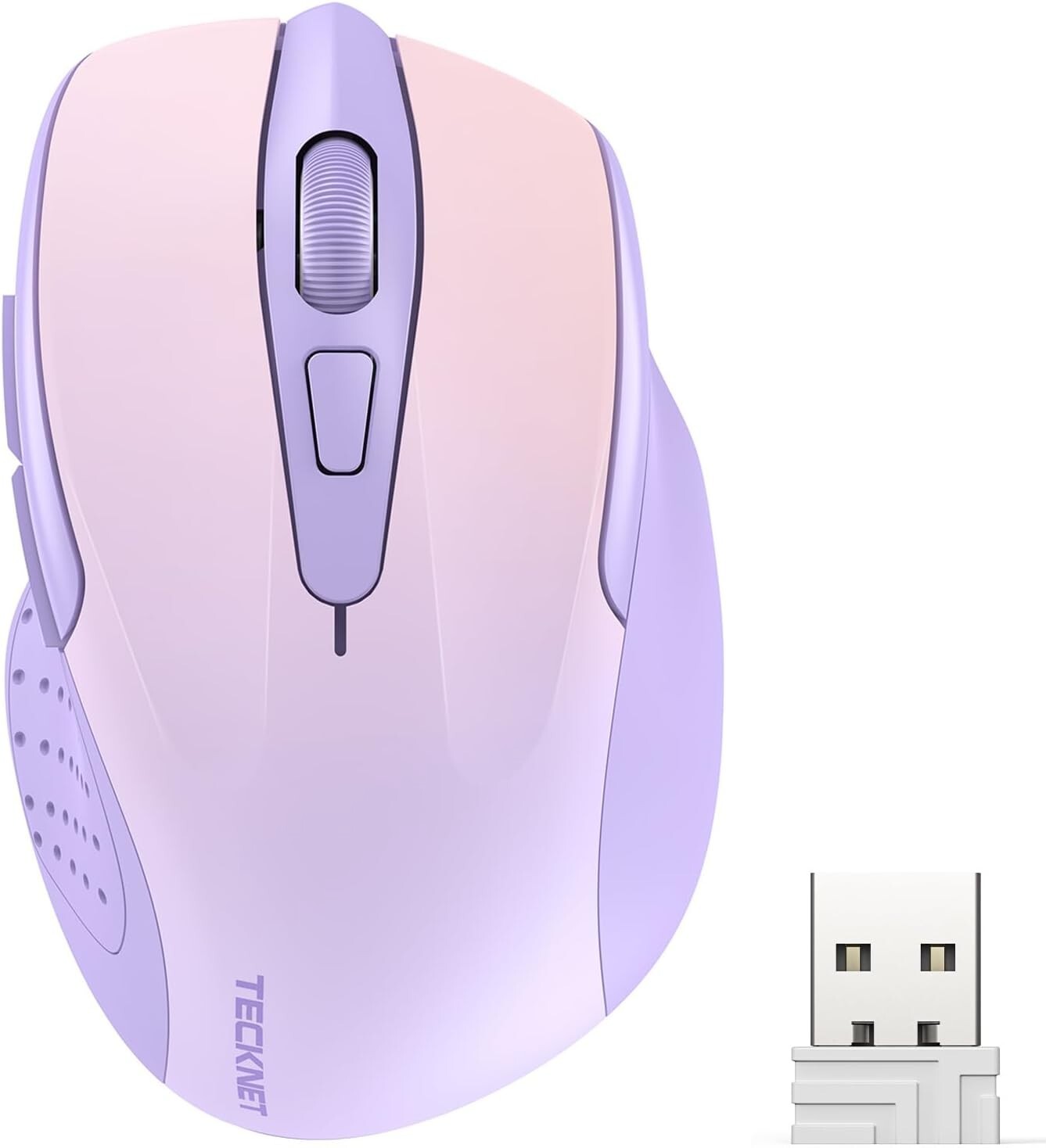Ergonomic Wireless Mouse with 2.4G Connectivity, 2600 DPI Precision, USB-A Compatibility, and Long-Lasting Battery for Laptops and PCs-image