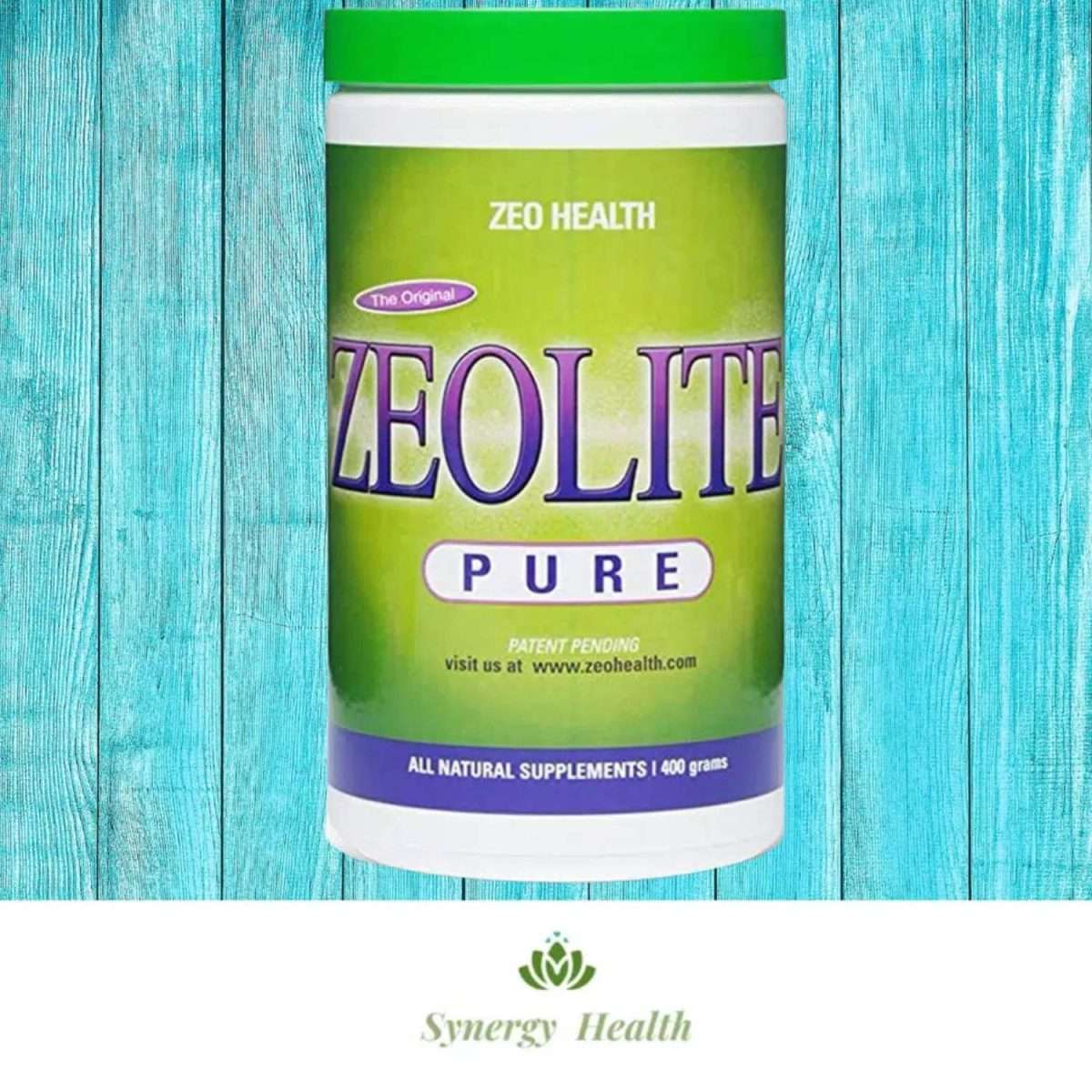 ZEOLITE PURE 400gm Zeolite Powder from Zeo Health. UK Freepost Synergy.