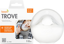 Boon Trove Silicone Manual Breast Pump — 1 Count — Hands Free Passive Breast Pum