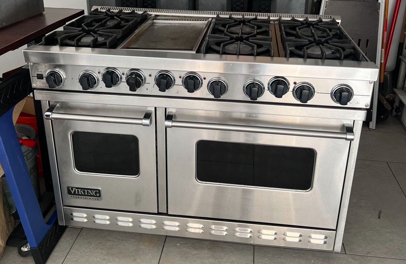 VIKING VDSC4856GSS 48" PRO Dual Fuel Range Oven 6 Burner + Griddle