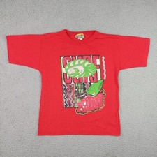 Vintage 90s Surf Tribal Wave Youth Kids Boys Size Medium/Small T Shirt USA Made