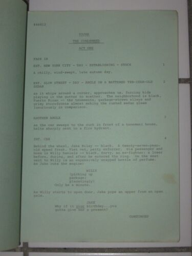 KOJAK ORIGINAL SCRIPT 1976 SEASON 4 EP "THE CONDEMNED" TELLY SAVALAS - Picture 3 of 6