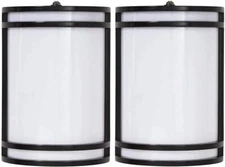 CLOUDY BAY Dusk to Dawn LED Outdoor Wall Sconce,3000K /4000K /5000K Adjustable