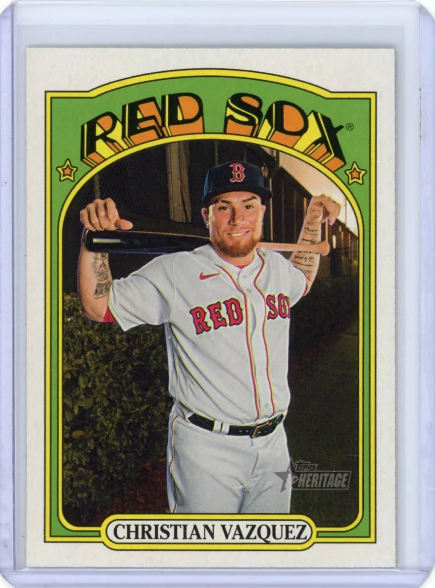 Christian Vazquez trading card