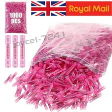 1000PCS Heat Shrink Waterproof Wire Connectors Red 22-16 AWG Butt Seal Terminals